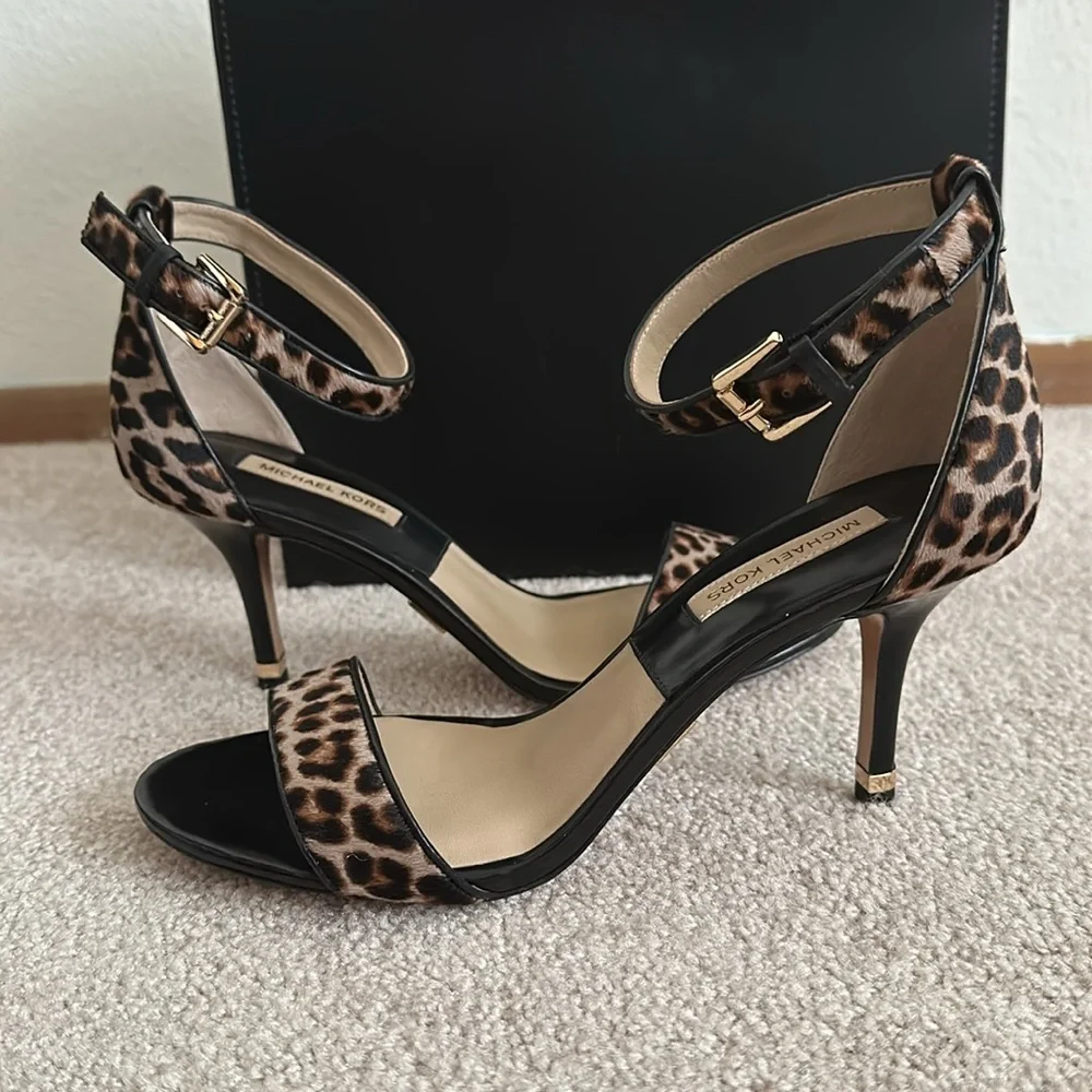 Michael Kors Leopard Sandals - Picture 11 of 15